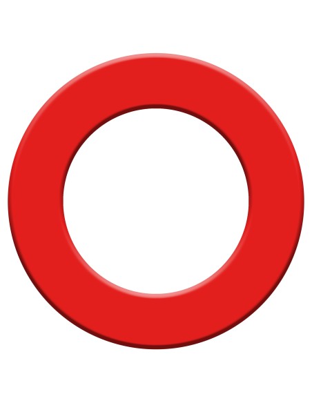 Wall protection for dartboard PU - BULLET (red)