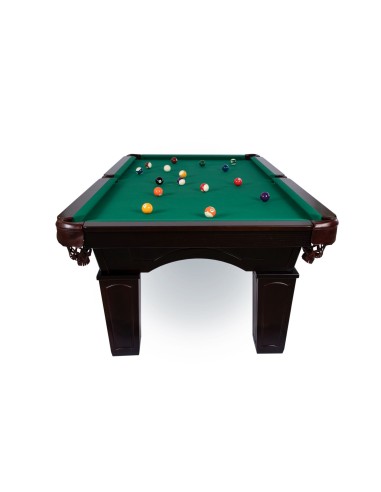 Pulo stalas Texas 8' pėdų (245x145cm) žalias audinys, su komplektacija