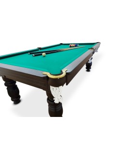 Pulo stalas Elegant 8' pėdų (245x145cm) žalias audinys, su komplektacija 2