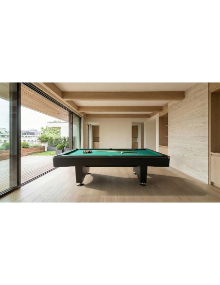 Pulo stalas Bilaro Eliminator II 8 pėdų, juodos spalvos