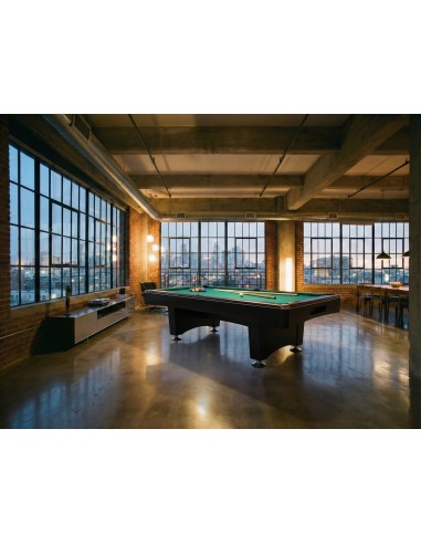 Pulo stalas Bilaro Eliminator II 8 pėdų, juodos spalvos