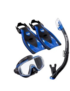 Maska+snorkelēšana+pleznas TUSA
