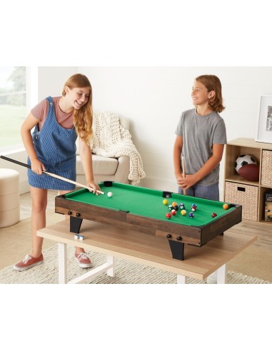 Pulo stalas Bilaro Pool Break (120x60cm) žalias audinys su komplektacija