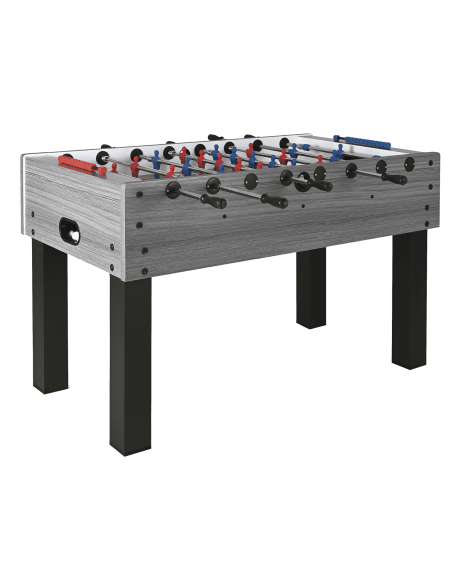 Futbolo stalas Garlando F-100, pilkas ąžuolas, teleskopiniai strypai