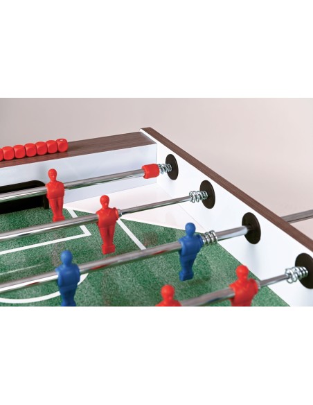 Futbolo stalas Garlando F-100, pilkas ąžuolas, teleskopiniai strypai