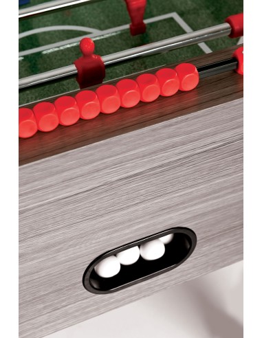 Futbolo stalas Garlando F-100, pilkas ąžuolas, teleskopiniai strypai