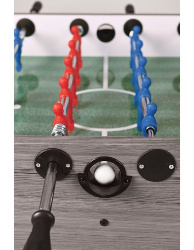 Futbolo stalas Garlando F-100, pilkas ąžuolas, teleskopiniai strypai