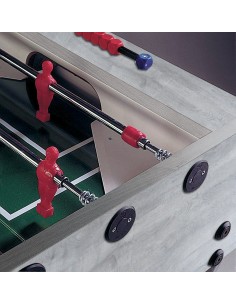 Futbolo stalas Garlando G-500, vientisi strypai, pilkas ąžuolas 2