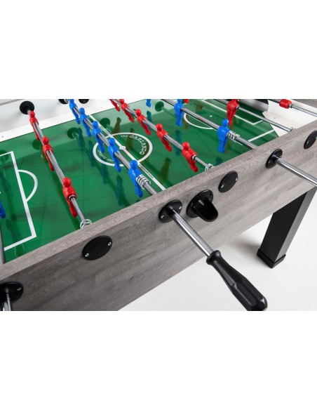 Futbolo stalas Garlando G-500, vientisi strypai, pilkas ąžuolas