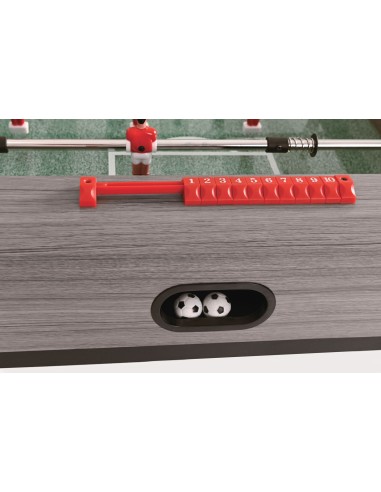 Futbolo stalas Garlando F-zero, pilkas ąžuolas, teleskopiniai strypai