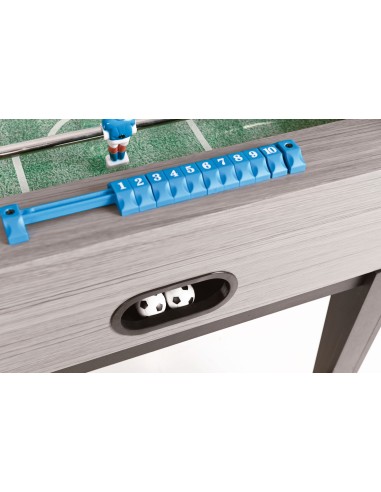 Futbolo stalas Garlando F-zero, pilkas ąžuolas, teleskopiniai strypai