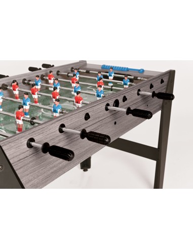 Futbolo stalas Garlando F-zero, pilkas ąžuolas, teleskopiniai strypai