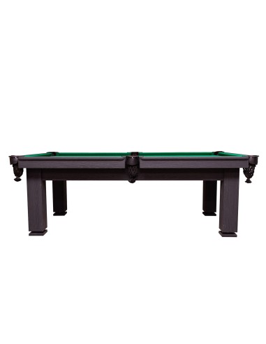 Pulo stalas Fort 8' pėdų (245x145cm), akmens plokštė, žalias audinys, su komplektacija