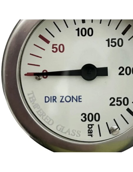 Pressure gauge without hose Dirzone SPG 63mm 300Bar