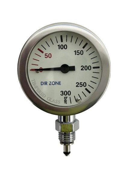 Pressure gauge without hose Dirzone SPG 63mm 300Bar