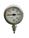Manometras be žarnelės Dirzone SPG 63mm 300Bar