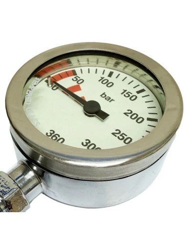 Manometras be žarnelės Dirzone SPG 52mm 360Bar