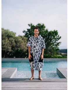 Surf pončai ir nardymo gobtuvai | Persirengimo pončai ALLxIN pončas laisvo sukirpimo medvilninis pončas „Kai“ (V-Shape) 2