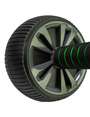 Pilvo preso volelis TUNTURI Pro Exercise Wheel Deluxe, su kelių pagalvėle