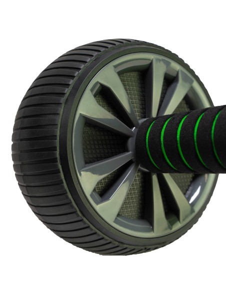 Pilvo preso volelis TUNTURI Pro Exercise Wheel Deluxe, su kelių pagalvėle