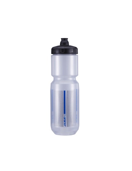 Didelis dvigubos spyruoklės geriamasis butelis, 750 ml (mėlynas)