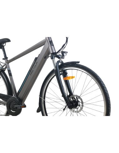 Elektrinis dviratis TOTEM XC921 28", pilkas