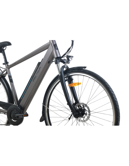 Elektrinis dviratis TOTEM XC921 28", pilkas