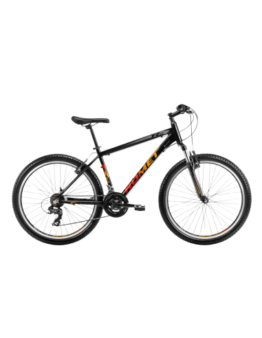 Vaikiškas dviratis ROMET Rambler R6.0, 26" juodas-oranžinis-raudonas (M)