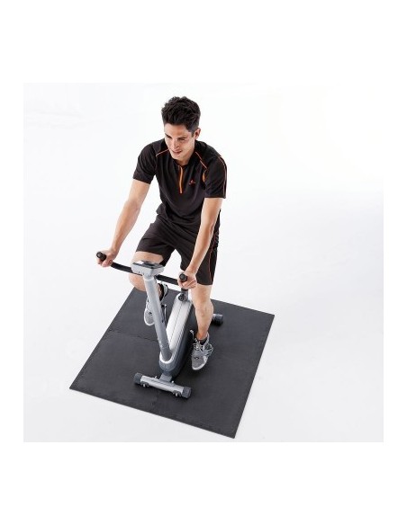 Floor covering under the exercise bike