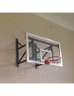 Basketball backboard construction (without backboard)