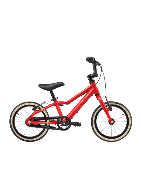 Ultraviegls bērnu velosipēds ACADEMY 2. klasei, 14" sarkans