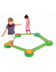 Balancing track with 5 islands