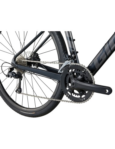 Jalgratas GIANT FastRoad AR 2, 28" Metallic Black (S)