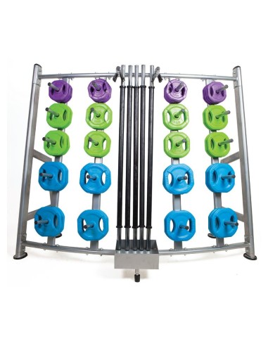 Body Pump barbell rack