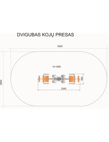 Divkāršās kājas spiešana RT14-2