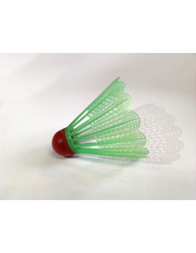 Plastic badminton shuttlecock