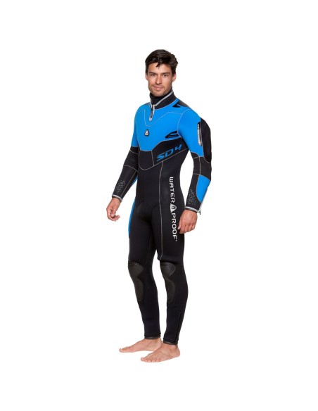 Полусухой гидрокостюм толщиной 7 мм, WATERPROOF "SD4"