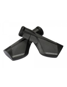 Rankenos: GIANT Ergo Max Grip, 135 mm, juodos/pilkos