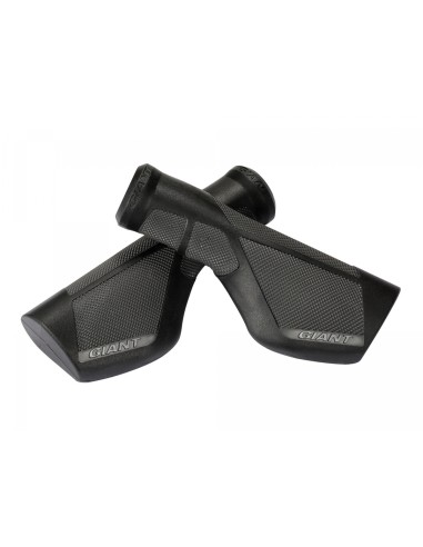 Rankenos: GIANT Ergo Max Grip, 135 mm, juodos/pilkos