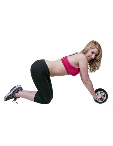 Dvigubas ratukas pilvo presui 