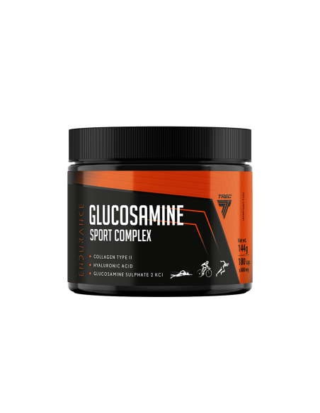 Gliukozamino kapsulės TREC GLUCOSAMINE SPORT COMPLEX 180 kapsulių
