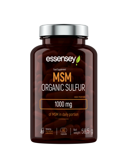 Mineralinės kapsulės TREC ESSENSEY MSM ORGANIC SULFUR 90 kapsulių