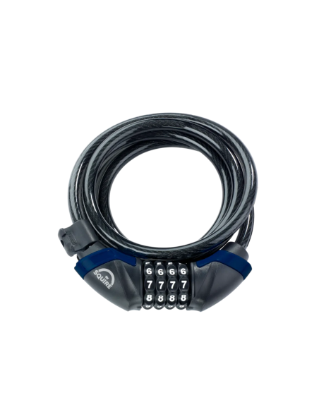 Cable lock SQUIRE Kilda Combi 10/1800, with code