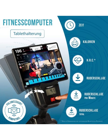 Irklavimo ergometras CHRISTOPEIT RW 1000