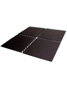 TOORX sujungiamas kilimėlis (122 x 122 x 1,2 cm), 4 dalių, pilkas