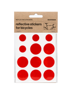 BOOKMAN reflective stickers for bicycles, red dots