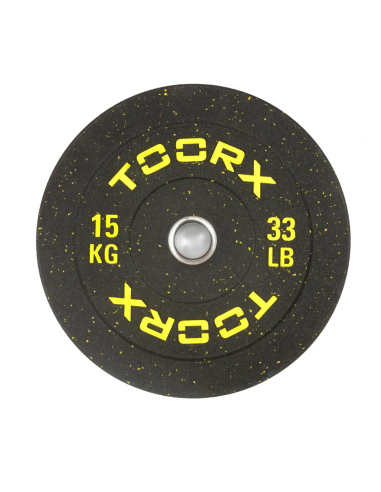 Weight plate TOORX Crumb Bumper, 50 mm, 15 kg