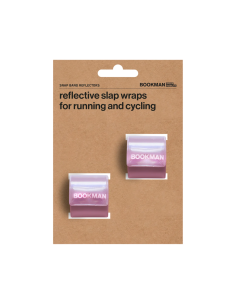 BOOKMAN reflective arm and leg straps, pink