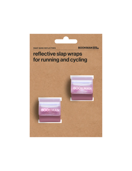 BOOKMAN reflective arm and leg straps, pink