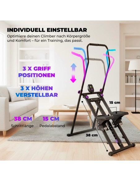Žingsniavimo treniruoklis CHRISTOPEIT Climber 1000